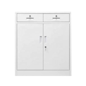 Archivador Metálico Moderno de Estantería Abierta con Cerradura Ajustable para Archivos de Fácil Acceso, Ideal para Oficina, Sala de Estar y Dormitorio - Product Image 1