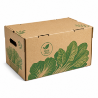 Op maat gemaakte golfkartonnen geschenkdozen voor de transportverpakking van fruit, groenten en landbouwproducten