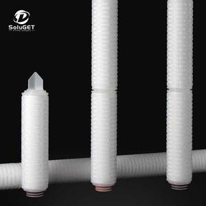 Soluget HCPP loạt 40 inch Mới Xếp Li Polypropylene độ sâu Hộp mực Lọc ISO9001 & ISO14001 chứng nhận 2-4 m/h tốc độ dòng chảy - Product Image 4