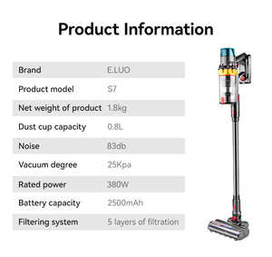 Aspirador portátil de gran succión Diseño de ciclón <span class=keywords><strong>vertical</strong></span> con filtro HEPA Aspirador de mano - Product Image 5