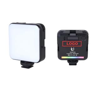 Biểu tượng tùy chỉnh từ RGB video máy ảnh Ánh sáng nhiếp ảnh điền vào ánh sáng cri95 + 2500K-9000k Dimmable 20 hiệu ứng LCD hiển thị 3 lạnh - Product Image 1