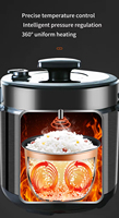 Cuisinière électrique multifonction intelligente 10 en 1 avec écran LED, 6 L, préprogrammation du temps de cuisson, revêtement antiadhésif, vente en gros