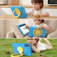 Étui robuste HGD pour tablette Samsung Galaxy Tab A11 Plus A9 Plus 11 pouces, coque antichoc en PC et silicone avec dragonne et support