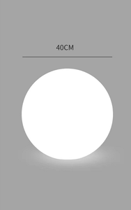 Lumind प्रकाश निविड़ अंधकार सौर एलईडी चमकदार गेंद ईख डाला होटल पत्थर उद्यान प्रकाश - Product Image 6