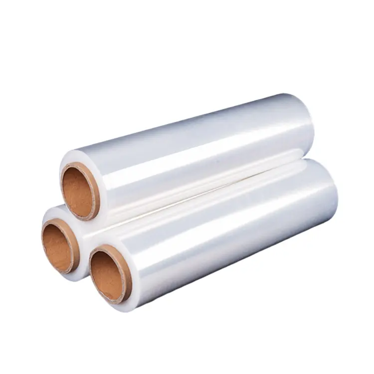 Packaging film stretchable film transparent elastic film LLDPE stretchable plastic packaging roll
