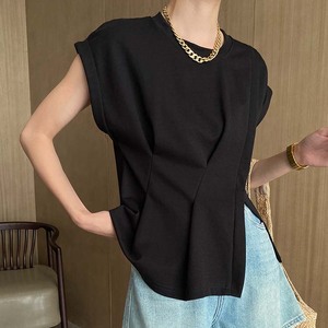 Camiseta de <span class=keywords><strong>mujer</strong></span> con diseño irregular de cuerda de dibujo de algodón de cáñamo respetuoso con el medio ambiente personalizado - Product Image 6