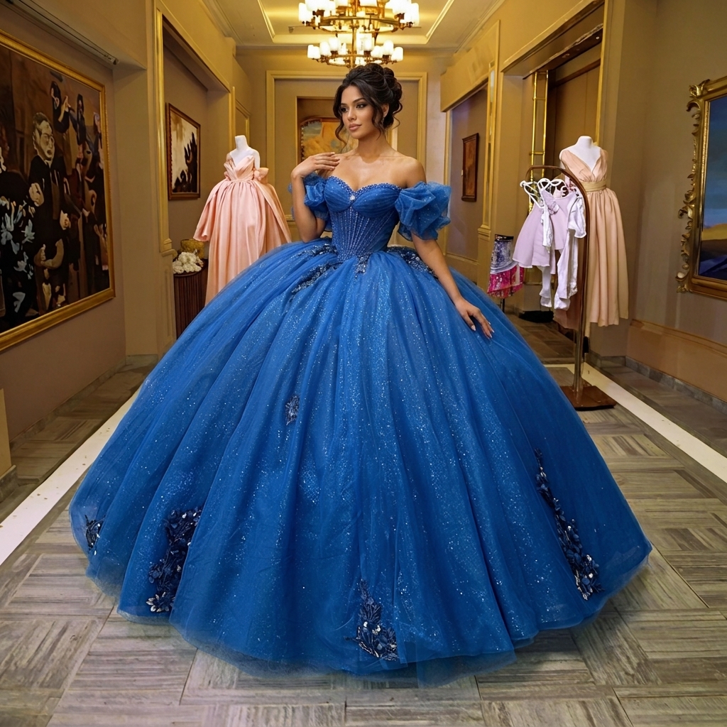 Verified Supplier Long Glitter Ball Gown Natural Waistline & Shiny Tulle |  Alibaba.com