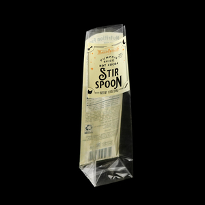 Sacs en plastique transparents personnalisés avec logo BOPP, à soufflet, pour emballage alimentaire, cadeaux, sachets en cellophane à fond carré pour chocolats, bonbons, biscuits - Product Image 5