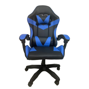 Chaise de jeu de course en cuir PU de qualité supérieure, dossier inclinable, appui-tête, design ergonomique, hauteur réglable - Product Image 5