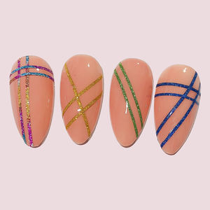 Yimei เครื่องมือเครื่องประดับ DIY อุปกรณ์เ<span class=keywords><strong>ล</strong></span>็บใหม่ที่มีเส้นไหมสีทองสีเงินประกายประกายประกายประกายแสงสีทองแบบเส้นทรายขายส่ง - Product Image 6