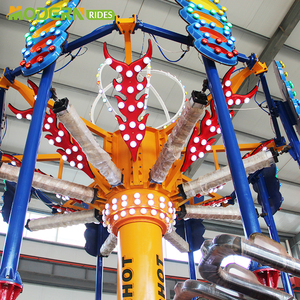 Manège à balançoires rotatives Thrill Park, équipement d'attraction, chaise volante, manège Airborne Shot, fibre de verre et acier, 16 places, à vendre - Product Image 6