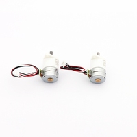 Moteur pas à pas à aimant permanent QQM SM15 15BY 2 phases 4 fils, 30 Ohm, DC 5.0V 12V, avec boîte de vitesses et axe de sortie à vis M3