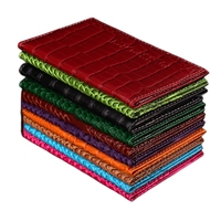 Fashion dompet kulit buaya, dompet kulit buaya, PU, pemegang paspor, pola buaya, mudah dibawa, Slot kartu, dompet Travel, barang baru kualitas tinggi, lucu