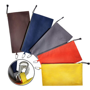 Organisateur de rangement à fermeture éclair léger et imperméable pour le camping, la randonnée et le vélo en plein air, pochette utilitaire à fermeture éclair avec mousqueton - Product Image 1