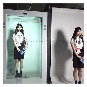 Trong Nhà 86 inch 4K <span class=keywords><strong>3D</strong></span> Hologram Hộp màn hình cảm ứng quảng cáo hiển thị tủ trưng bày LCD hiển thị hộp trong suốt holobox - Product Image 1