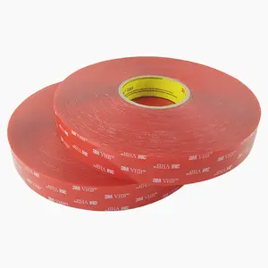 빨간색 또는 흰색 라이너와 원래 3m vhb 4910 투명 양면 아크릴 접착 폼 테이프