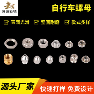 Xinshun Hardware Custom Made Bicycle Lug Nuts High Quality Carbon Steel Silver Finish Corrosion Resistant For Replace Repair - Product Image 4