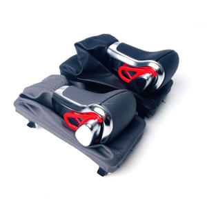 Cubierta automática de palanca de cambios de cuero cromado para coches <span class=keywords><strong>Audi</strong></span> A3 A4 A5 A6 <span class=keywords><strong>Q5</strong></span> Q7 - Product Image 6