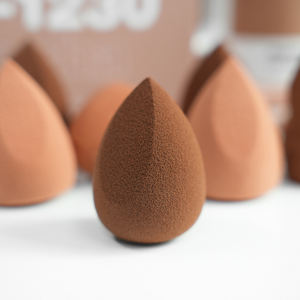 Pinkz 2025 Meilleure Vente Éponge de Maquillage Solide Marron Personnalisée Sans Latex en Polyuréthane Hydrophile pour Cosmétiques et Beauté - Product Image 2
