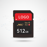 Promotion Flash Carte SD3.0 V30 U3 DDR200 128 Go-512 Go Plastique 160 Mo/s Lecture Haute Vitesse pour Appareils Photo, Téléphones, Tablettes et Lecteurs MP3