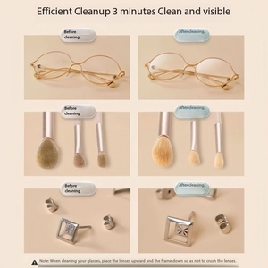 Limpiador Ultrasónico Portátil Multifuncional de Alta Frecuencia para Gafas, Joyas, Relojes, Dentaduras Postizas y Anillos - Product Image 4