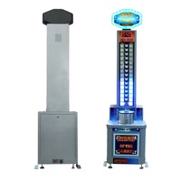 Lifun Factory King of the Hammer Machine de jeu d'arcade d'intérieur à monnayeur avec système de récompense par tickets, jeu de frappe puissante pour adultes, en métal, version anglaise