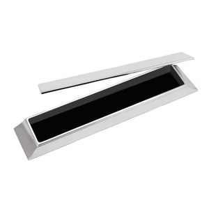 Portapenne in metallo 50x230mm dal design elegante per uso da scrivania - Product Image 2