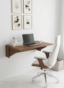 Étagères murales pliantes, table portable pour ordinateur, gain de place, pour petites pièces, design de table moderne - Product Image 5