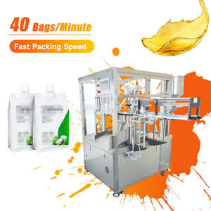 Máquina de llenado de bolsas con dos boquillas para vasos de agua, líquidos y polvos, maquinaria de envasado, directo de fábrica - Product Image 1