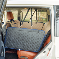 Housse de siège de voiture pour animaux de compagnie pliable et robuste en cuir anti-griffures pour chat, avec plateau rigide en PP, pour chien, avec extension de siège à fond rigide