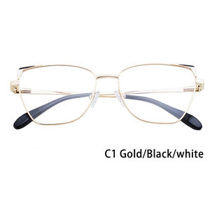 Montures en métal, lunettes de Prescription, bloc de lumière bleue, monture optique, lunettes pour femmes, vente en gros - Product Image 2