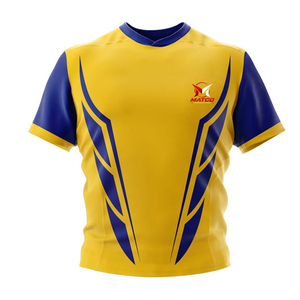 Uniforme de Rugby 100% Poliéster Transpirable de Secado Rápido Ecológico Sublimado Antibacterial que Absorbe la Humedad Uniforme de Rugby para Adultos - Product Image 4