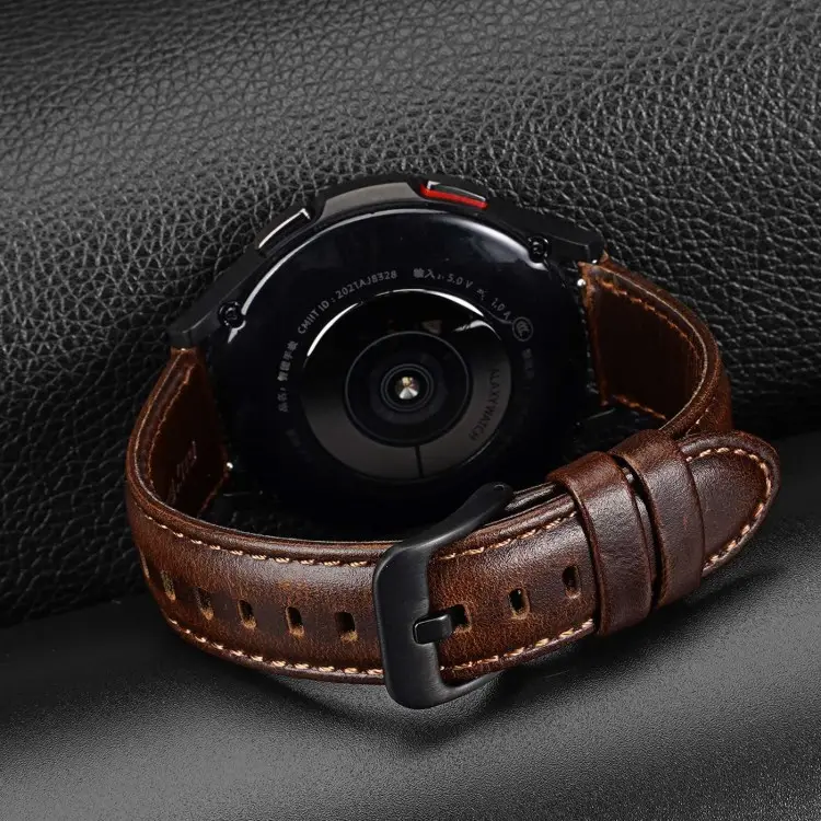 DUX DUCIS für Samsung Galaxy Watch3 20 40 41 43 44 47 mm Watch 6 Watch6 Classic PU-Leder-Uhr Armband Business Armbänder