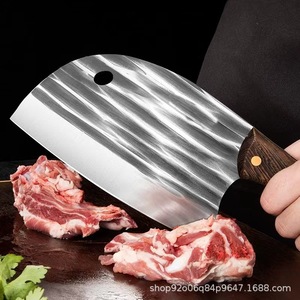 Yangjiang Hand Forged Kitchen Knife 8-9.9in Straight Edge Slicing Knife For Meat Bone Chopping - Product Image 4