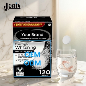 Tabletas de Limpieza para Retenedores y Alineadores Compatibles con <span class=keywords><strong>Invisalign</strong></span>, Mejora la Durabilidad del Blanqueamiento Dental - Product Image 1
