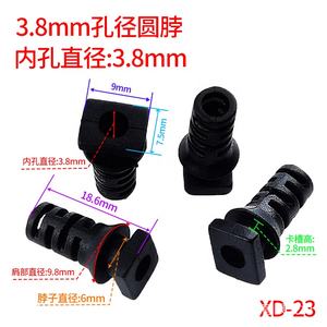 Selubung Kabel Spiral PVC <span class=keywords><strong>3</strong></span> mm Pelindung Boot Kabel Karet Lunak untuk Steker Penerbangan dengan Fitur Pereda Tekanan - Product Image 2