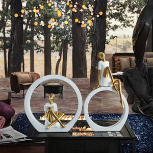 Modern Simple Fashion Resin <b>Girl</b> Figurine Home Decoration Christmas Thanksgiving Graduation Wine Cabinet - Product Image 3