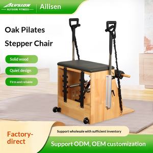 Akçaağaç Sabit Sandalye Kadın Yoga Pilates Duruş Düzeltme Yağ Azaltma Şekillendirme Germe Eğitim Cihazı Sessiz Tasarım - Product Image 2