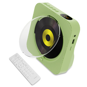 Système audio mural stéréo avec télécommande anti-poussière, haut-parleur Bluetooth, lecteur CD, radio et batterie rechargeable USB - Vente flash - Product Image 3