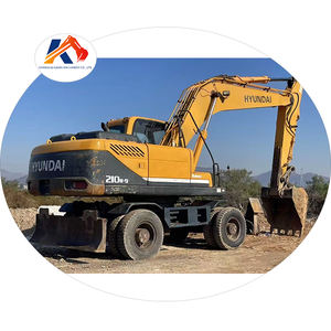 Equipo de excavadora de ruedas Hyundai 210W-9t con neumáticos originales Estado original 2310W-9s 210w-7 Construcción usada - Product Image 1