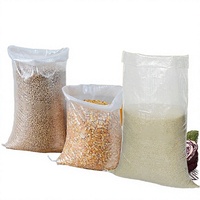 Sacs tissés en PP SGGLOBAL de 50 lb (22,7 kg) pour riz, scellables à chaud, pour engrais et aliments pour animaux, recyclables, usage agricole