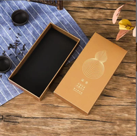 Emballage de bougie en papier enduit écologique, forme personnalisable, boîte cadeau avec couvercle supérieur et inférieur