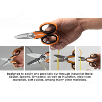 Fibre Optique Kevlar Cutter Ciseaux Cavalier Fil Pigtail Outils Électricien Outil En Acier Inoxydable