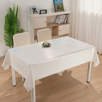 Nappe de table tropicale rectangulaire RNPT en coquille de perle irisée blanche imprimée pour mariage
