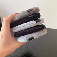 WELLFLYER POPU-328 Éponge en coton en forme de goutte d'eau, douce et lavable, pour poudre libre, outil de maquillage et de fixation cosmétique