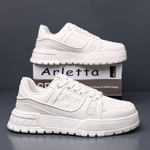 38-45 カスタム オールシーズン 新トレンド 多用途 スケートボードシューズ ブラック キャメル メンズ カジュアル ウォーキング ファッション 厚底シューズ - Product Image 6