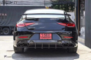 ชุดแต่งคาร์บอนไฟเบอร์ Mercedes W257 สำหรับ CLS300 CLS350 ประกอบด้วยลิ้นกันชนหน้าและดิฟฟิวเซอร์ สภาพใหม่ - Product Image 5