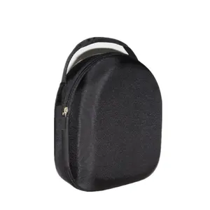 Factory Supplier High quality Black Earbud Pouch Hard Shell EVA Headphone Protect Pouch Case