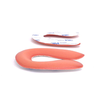 Coussin métatarsien orthopédique en latex rouge pour soulager la pression du pied