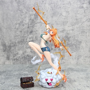 Figurines d'anime One Piece <span class=keywords><strong>Nami</strong></span> Straw Hat Crew GK, décoration intérieure, jouets, modèle, ornement d'intérieur <span class=keywords><strong>de</strong></span> voiture, cadeaux - Product Image 6
